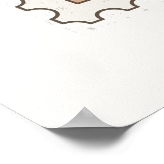 Waterverf Cappadocië Post Stamp Poster (Hoek)