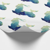 Waterverf Capricorn Sign Cadeaupapier (Hoek)