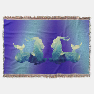 Waterverf Capricorn Sign Deken