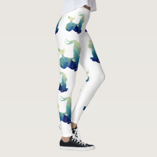 Waterverf Capricorn Sign Leggings
