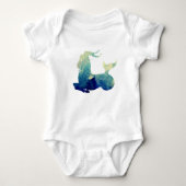 Waterverf Capricorn Sign Romper (Voorkant)