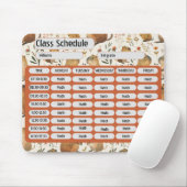 Waterverf Capybara Pattern 2024 Klasse Schema Muismat (Met muis)