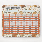 Waterverf Capybara Pattern 2024 Klasse Schema Muismat (Voorkant)