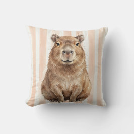 Waterverf Capybara Wilde Dieren Portret Worp Kusse Kussen