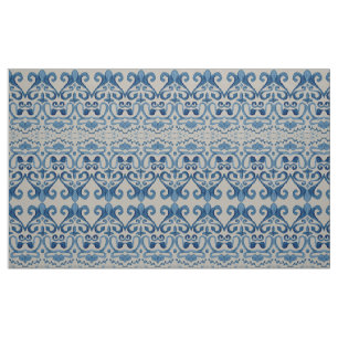 Waterverf Caribische eilanden -  Tile Ocean Stof