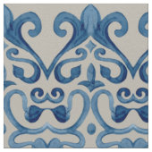 Waterverf Caribische eilanden - Tile Ocean Stof (Close Up)