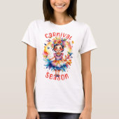 Waterverf carnaval seizoen meisje t-shirt (Voorkant)
