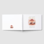 Waterverf Carousel Guest Book Gastenboek (Volledig)