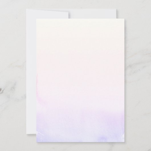 Waterverf Castle Clouds Sprookje Verjaardag Kaart (Achterkant)