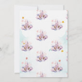 Waterverf Castle Clouds Sterren Verjaardag Kaart (Achterkant)