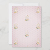 Waterverf Castle Glitter Lijst Birthday Kaart (Achterkant)