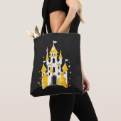 Waterverf Castle Tote Bag (Dichtbij)