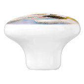 Waterverf Cat Keramische Knop (Zijkant)