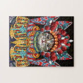 Waterverf Cat Legpuzzel (Horizontaal)