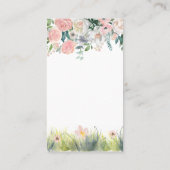 Waterverf Cat Mobile Pet Groomer Afsprakenkaartje (Achterkant)