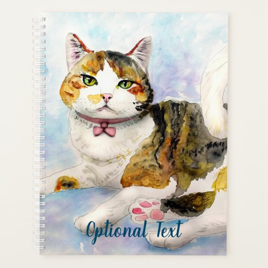 Waterverf Cat Planner (Voorkant)