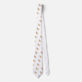 Waterverf Cat Silhouette Stropdas (Voorkant)