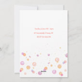 Waterverf Caticorn Meow-Gical Verjaardagsuitnodigi Feestdagenkaart (Achterkant)