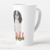 Waterverf Cavalier King Charles Noel Kerstmis Latte Mok (Rechterhoek)