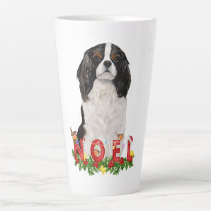 Waterverf Cavalier King Charles Noel Kerstmis Latte Mok