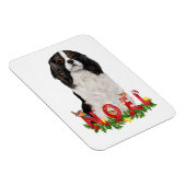 Waterverf Cavalier King Charles Noel Kerstmis Magneet (Rechterzijde)