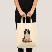Waterverf Cavalier King Charles Noel Kerstmis Tote Bag (Voorkant (product))