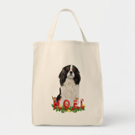 Waterverf Cavalier King Charles Noel Kerstmis Tote Bag