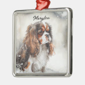 WATERVERF CAVALIER KING CHARLES SPANIEL DOG METALEN ORNAMENT (Links)