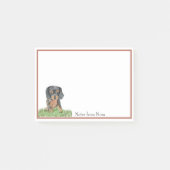 Waterverf Cavalier King Charles Spaniel Naam Post-it® Notes (Voorkant)
