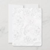 waterverf Celadon Succulent Bruiloft RSVP Kaartje (Achterkant)