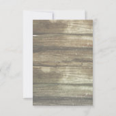 Waterverf Celadon Succulent Wedding RSVP (Achterkant)