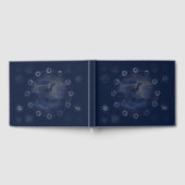 Waterverf Celestial Dark Blue Skies Gastenboek (Volledig)