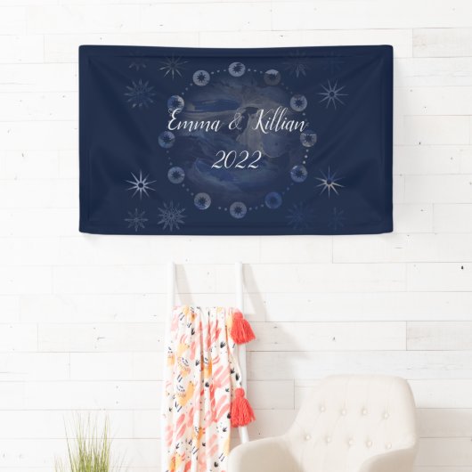 Waterverf Celestial Dark Blue Skies Spandoek (Insitu)