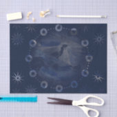 Waterverf Celestial Dark Blue Skies Tissuepapier (Craft)