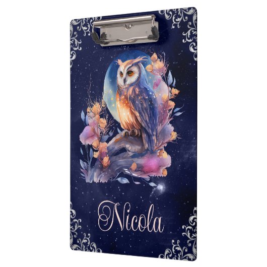  Waterverf Celestial Fantasy Owl Klembord (Links)