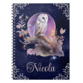  Waterverf Celestial Fantasy Owl Notitieboek (Voorkant)