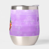 Waterverf cello en bloemen gepersonaliseerd (Links)