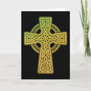 Waterverf Celtic Cross Kaart