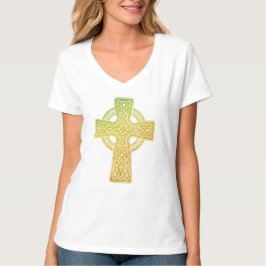 Waterverf Celtic Cross T-shirt