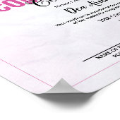 Waterverf certificaatvoltooiing poster (Hoek)