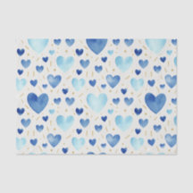 Waterverf Cerulean Harten & Gouden Glans