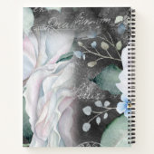 Waterverf Chalkboard Rozen Bullet journal Notitieboek (Achterkant)
