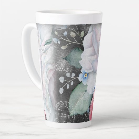 Waterverf ChalkboardRozen Latte Mok (Linkerhoek)