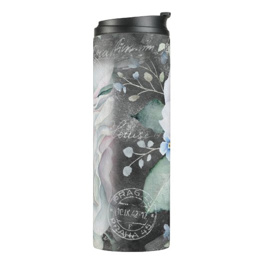 Waterverf ChalkboardRozen Thermosbeker (Gedraaid links)