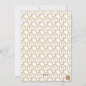 Waterverf Champagne Bar Winkelwagen Kerst Feestdagenkaart (Achterkant)