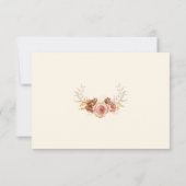 waterverf champagne rozen recept card bedankkaart (Achterkant)