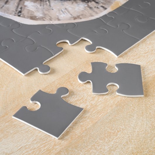 Waterverf champignon legpuzzel (Zijkant)