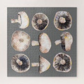 Waterverf champignon legpuzzel (Horizontaal)