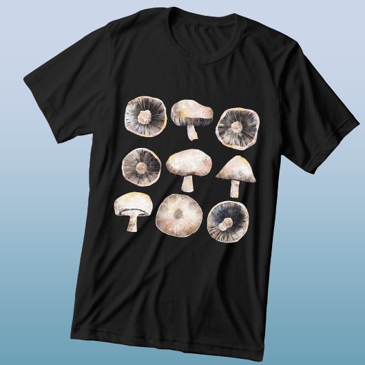 Waterverf champignon Tri-Blend shirt