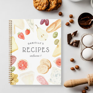 Waterverf Charcuterie - Gepersonaliseerd recept Notitieboek